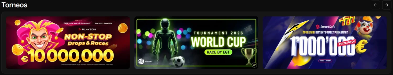 Stakeprix Casino Torneos